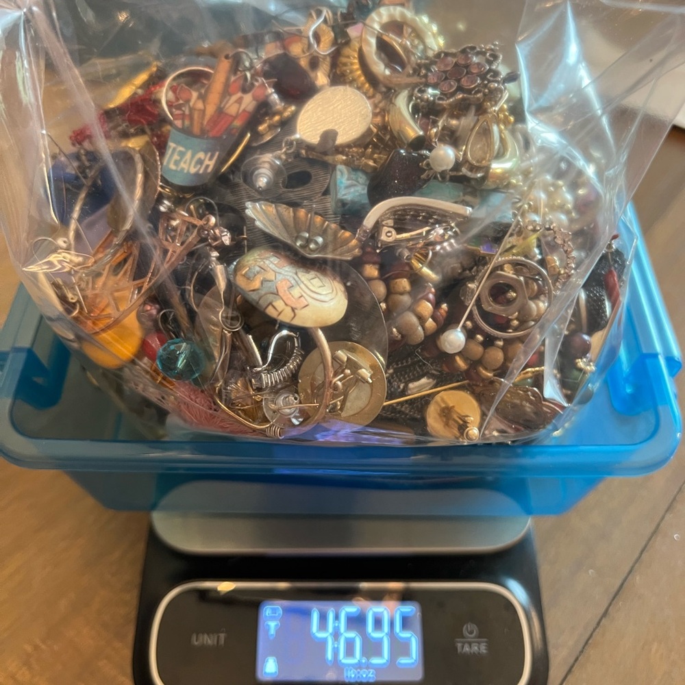 Mixed Jewelry Lot Wearable/Craft